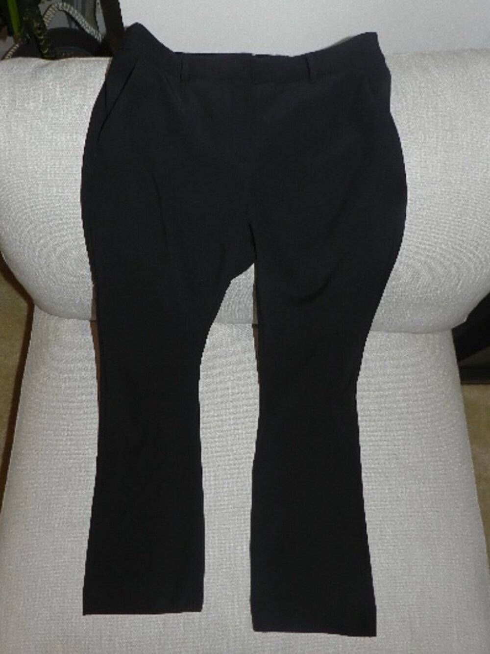 Express Editor Mid Rise Boot Black Dress Office Suit Pants Size 6S